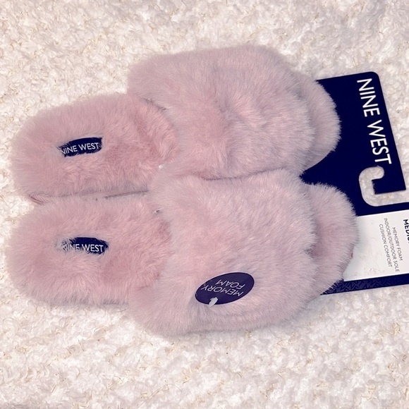 Nine West Women's Soft Memory Foam Slide Slipper Size Size 7/8 Medium NEW - Picture 6 of 6
